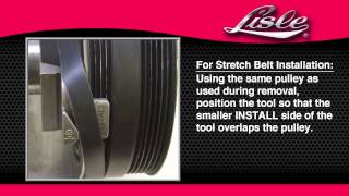 Lisle 59370 Stretch Belt RemoverInstaller  Lisle Corporation [upl. by Enaud]