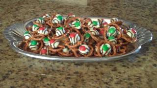 Holiday Pretzel Treats  Lynns Recipes [upl. by Anirpas]