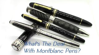 Whats the Deal With Montblanc Pens  Fountain Pen Review [upl. by Odilo839]