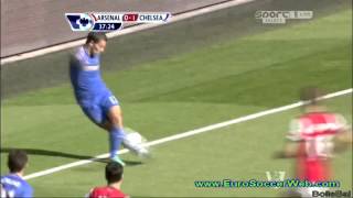 Eden Hazard  Skills  Rabona Vs Arsenal [upl. by Nwahsad776]