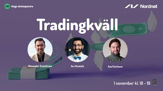 Tradingkväll med UA amp Nordnet [upl. by Acile]