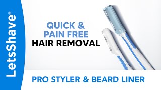 LetsShave PRO STYLER  BEARD LINER  BeardShaping Razor [upl. by Dionne81]