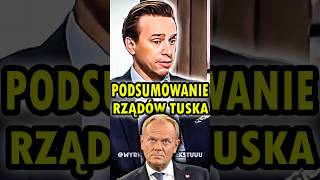 BOSAK ADEKWATNIE PODSUMOWAŁ PIERWSZY ROK RZĄDU TUSKA shorts [upl. by Esidnak541]