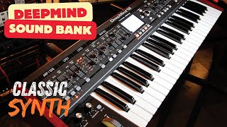 CLASSIC SYNTH 128 new sounds  BEHRINGER DEEPMIND 6  12  12D  SOUND BANK [upl. by Dong]