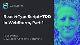 React  TypeScript  TDD in WebStorm Part 1 [upl. by Russel357]