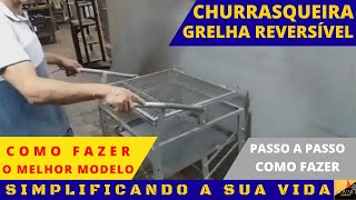 Churrasqueira com grelha reversível [upl. by Irap]