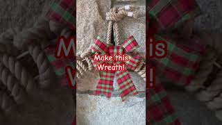 Make this rope wreath diy howtomake shorts [upl. by Alica]