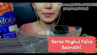 ASMR Makan Beras Moghul Faiza Basmathi ERRCHANNEL15 Soundrice [upl. by Kristin530]