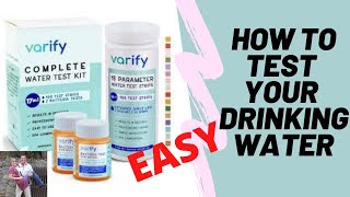 EASY Varify Water Contamination Test Kit Howto DIY how watertest diy [upl. by Benisch]