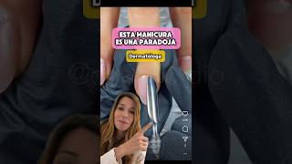 ¡No retires la cutícula en la manicura Dermatóloga explica 💅 uñas cutícula manicura lúnula [upl. by Leinoto]