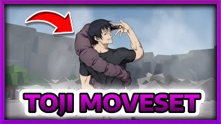 🟣  TOJI MOVESET  📜SCRIPT [upl. by Esoj]