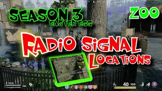 ZOO RADIO SIGNALBEACON SEASON 3 EASTER EGG LOCATION OUTBREAK COLD WAR ZOMBIES SEASON 3 EASTER EGG [upl. by Herschel]