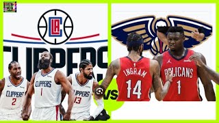 CLIPPERS VS NEW ORLEANS PELICANS 2nd Half LIVE SCORE  NBA SEASON 2023 [upl. by Alansen]