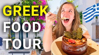 Greek STREET FOOD Tour in Athens Greece 6 Unique Dishes [upl. by Louie148]