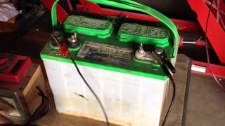 Lead Acid Battery Desulfation Using Epsom Salt After Overnight Full Charge Part 4 of 6 [upl. by Moss]