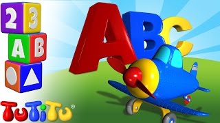 🅰️🅱️ ABC Musical com TuTiTu Avião 🤩 Aprender el Alfabeto en Inglés 🎵 [upl. by Wilona887]