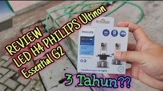 REVIEW‼️ 3 Tahun pakai Lampu LED H4 PHILIPS ULTINON ESSENTIAL G2 ❓❓ [upl. by De]