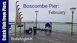 Catch Fish from Piers BOSCOMBE PIER  February [upl. by Rowen]