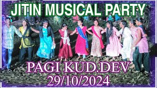 JITIN MUSICAL PARTY MH  HINDI TARPA DANCE  PAGI KUDDEV 29102024  TALASARI [upl. by Ahtis]