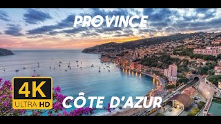 Côte dAzur Relaxing JourneySoothing Nature amp Scenic Views of Provence [upl. by Novar]