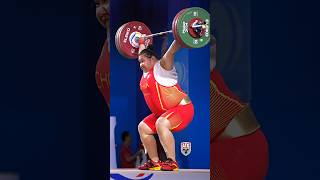 Li Wenwen 🇨🇳 145kg  320lbs Snatch 2024 World Cup weightlifting snatch [upl. by Yenetruoc]