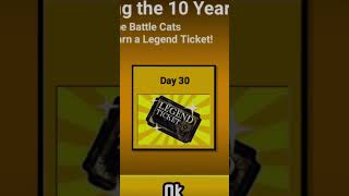 The First FREE Legend Ticket in Battle Cats EN History [upl. by Jempty]