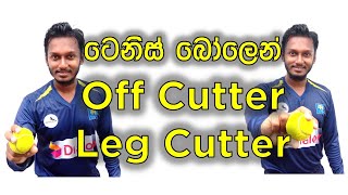 How to Bowl Off Cutter and Leg Cutter in Tennis Ball  Felding JayA [upl. by Aridaj]