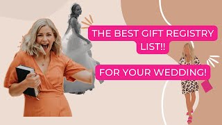 My Top 10 Wedding Registry Gift Items [upl. by Atteuqaj]