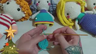 Copitos navideños tejidos en Crochet [upl. by Yelrah]