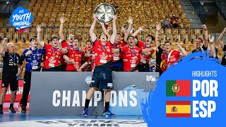 Portugal vs Spain  Highlights  Final  Mens 20 EHF EURO 2024 [upl. by Nairadas]