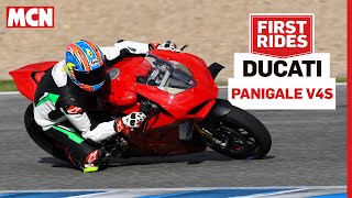 The 2022 Ducati Panigale V4S is easier and faster than ever  MCN Review [upl. by Ardnaeed]