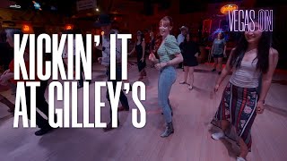 Vegas Foodie Tour Gilley’s Saloon Dance Hall amp BarBQue [upl. by Akoek287]