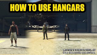 How To Select your Hangar Vehicles GTA 5  F M T [upl. by Lacee]