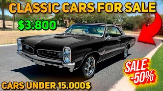 20 Magnificent Classic Cars Under 15000 Available on Craigslist Marketplace Unique Cheap Cars [upl. by Minsk]