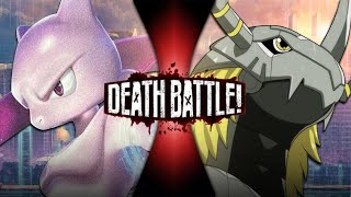 Mewtwo VS Blackwargreymon Pokemon VS Digimon  DEATH BATTLE Idea [upl. by Brenden]