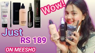 Meesho Makeup Combo Pack Review Just At Rs 189 meesho makeup SuparnaPaul [upl. by Kcirad]