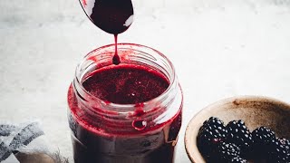 Blackberry Syrup 5 minute recipe [upl. by Glassco]