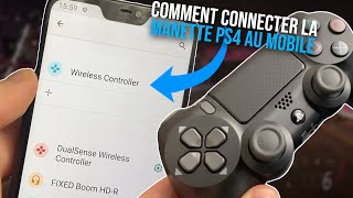 Comment connecter la manette PS4 au telephone  Connecter sa manette de PS4 sur son téléphone [upl. by Tsepmet]