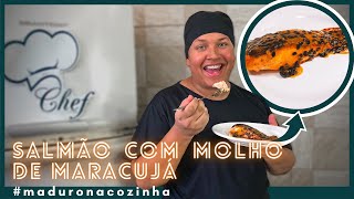 SALMÃO COM MOLHO DE MARACUJÁ [upl. by Richelle404]