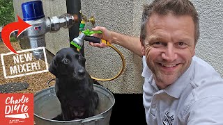 Outdoor Tap and Dog Shower with Thermostatic Mixer Valve Install [upl. by Sivrahc28]