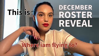 December roster reveal emirates cabin crew [upl. by Danice]