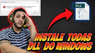 COMO RESOLVER TODOS OS ERROS DE DLL DO WINDOWS MUITO FACIL ATUALIZADO 2021 [upl. by Barling]