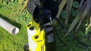 Electric pressure washer updates Ryobi 2500psi first looktest 349 at bunnings [upl. by Heimer]