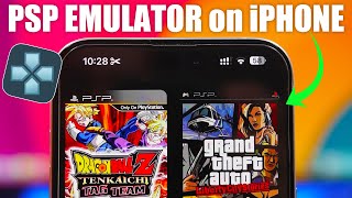 PSP Emulator PPSSPP Setup Guide for iPhone  iOS 17 [upl. by Philbrook]