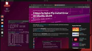 Ubuntu 2304 and Debian python pip install doesnt work use pipx instead [upl. by Olegnad256]