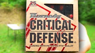 Hornady CRITICAL DEFENSE Ballistics Gel Tests [upl. by Pillsbury]