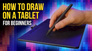 How to Use a DRAWING TABLET for Beginners 🖍️ [upl. by Alrzc526]