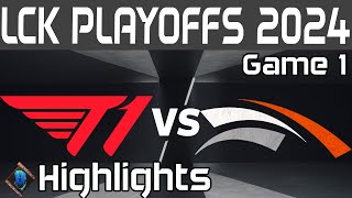 T1 vs HLE Highlights Game 1  LCK Playoffs Round 2  T1 vs Hanwha Life by Onivia [upl. by Goldner]