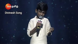 Divinesh Song ❣️Saregamapa Lil ChampZ tamil vs TM Channel 💘 [upl. by Niuqaoj230]