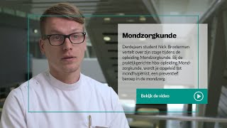 Inholland  Mondzorgkunde Stagiair aan het woord over de opleiding [upl. by Karena272]